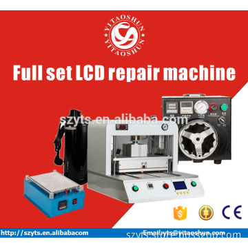 Full set LCD Screen Repair Machine for all cellphone OCA vacuum laminating+LCD separator+bubble remover machine